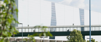 Aussenansicht des Migros Verteilzentrum Suhr Esterno del Migros Verteilzentrum Suhr